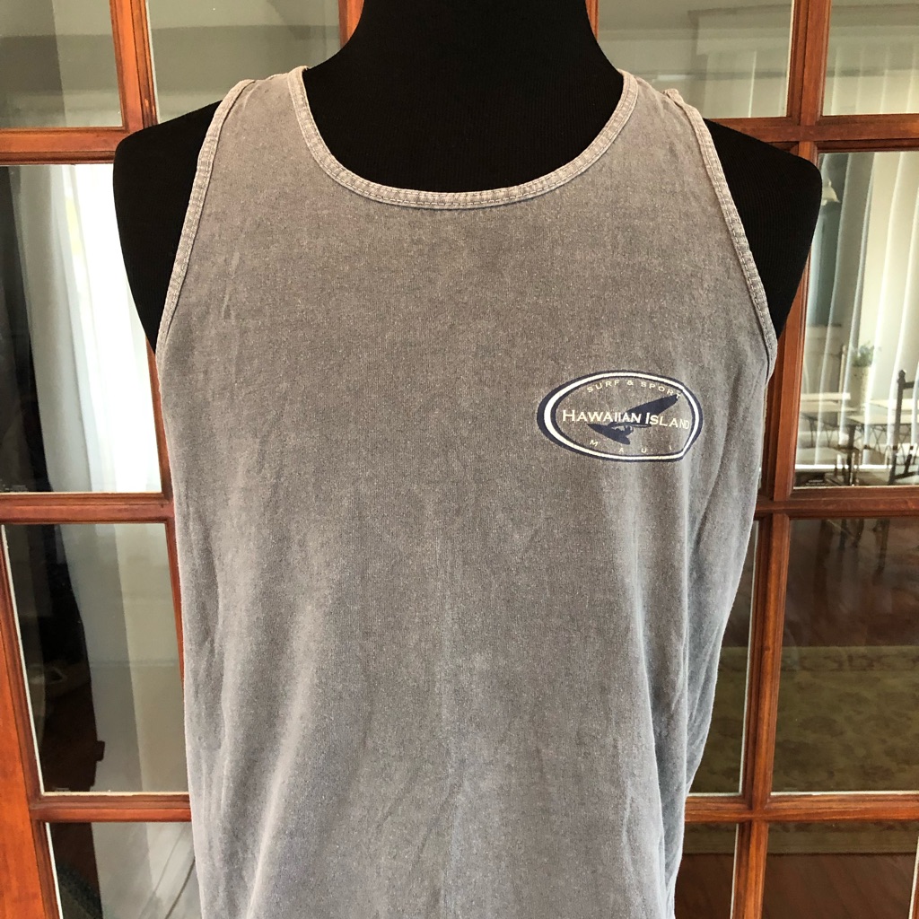 Vintage Hawaiian Island Surf And Sport Tank Top